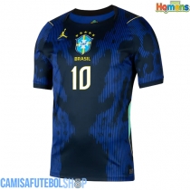 Camisa de time de futebol Brasil Vinicius Junior #10 Replicas 2º Equipamento Mundo 2026 Manga Curta